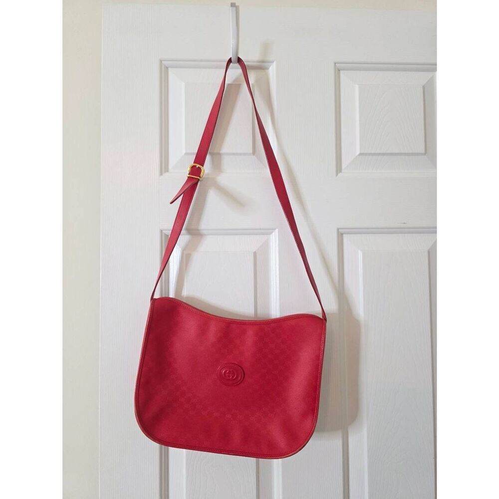 Gucci Vintage Red Crossbody Bag